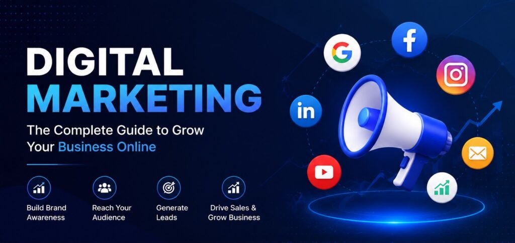 Digital Marketing, Online Marketing, Internet Marketing, SEO, Social Media Marketing, Content Marketing, PPC Advertising, Email Marketing, Influencer Marketing, Marketing Strategy, Digital Marketing Guide, Marketing Tips 2026, Website Traffic Growth, Lead Generation, Conversion Optimization, Online Brand Awareness, Digital Campaigns, Marketing Tools, What is Digital Marketing, How to do Digital Marketing, Digital Marketing for Beginners, Advanced Digital Marketing Techniques, Semantic SEO for Marketing, How to increase website traffic, Social Media Strategy Tips, Best marketing practices for small businesses