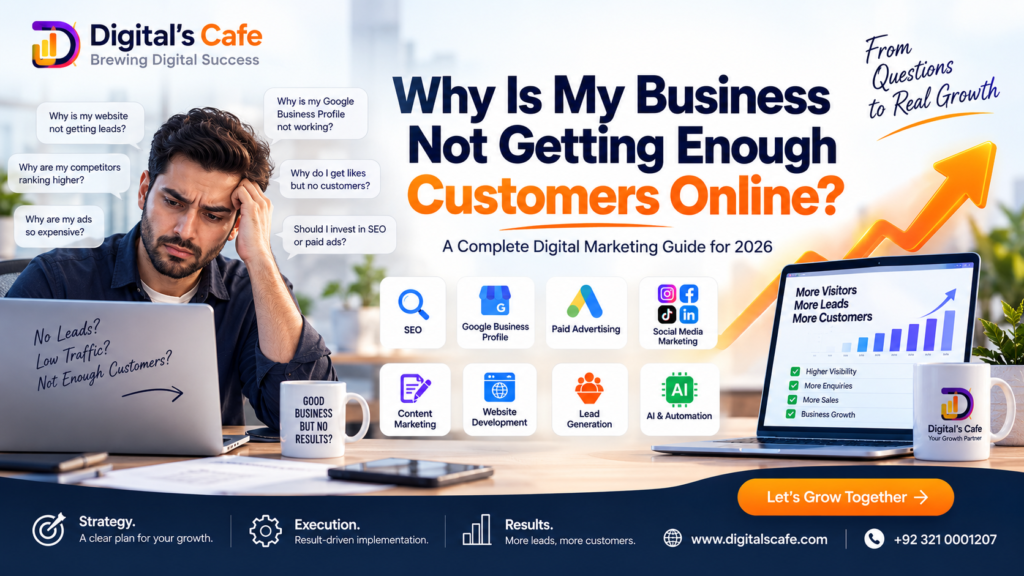 Why Your Business Is Not Getting Leads Online? Digital Marketing Guide 2027